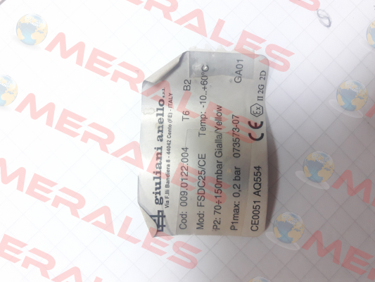 Model:FSDC25/CE Giuliani Anello