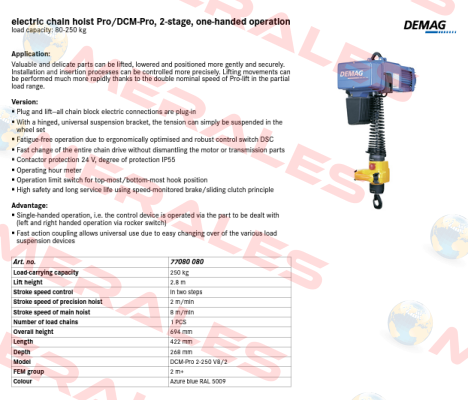 77080 080 Demag