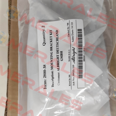 504510 / Type: 2800-38 Albright