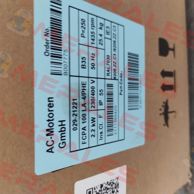 FCPA 100 LA-4/HE same as FCPA 100 LA 4/PHE AC Motoren