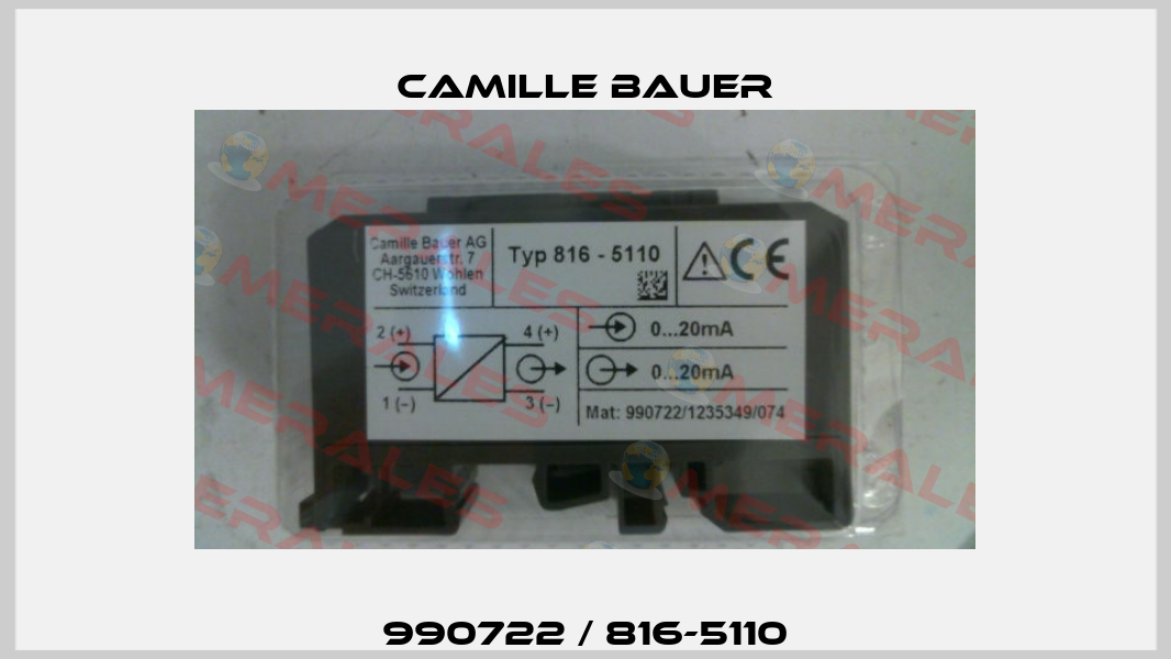 990722 / 816-5110 Camille Bauer