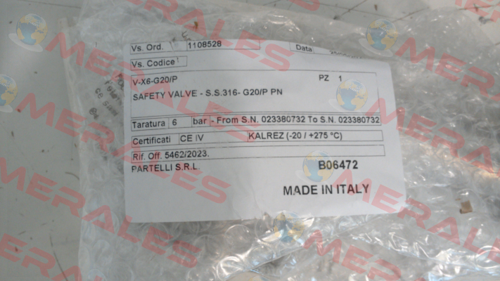 018513342 Nuova General Instruments
