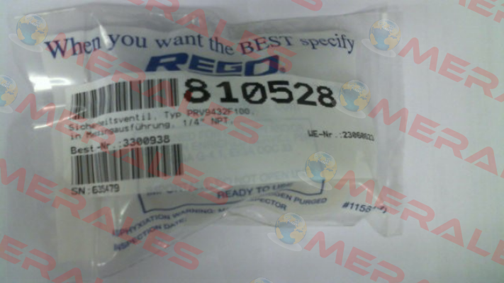 PRV9432F100 (810528) Rego