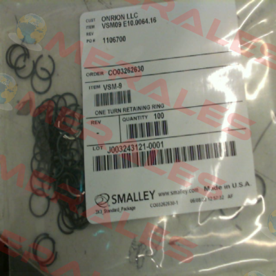 VSM09 E10.0064.16 / VSM-9 SMALLEY