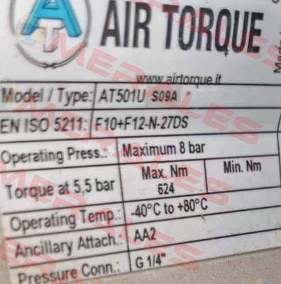 B10- AT501US09AF10+F12 27DS-000 Air Torque