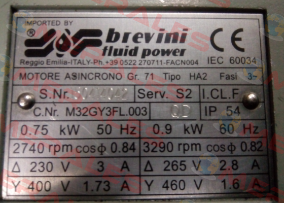 M32GY3FL.003  Brevini