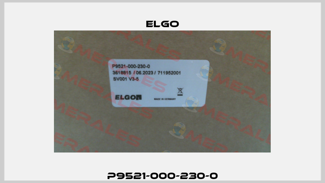 P9521-000-230-0 Elgo