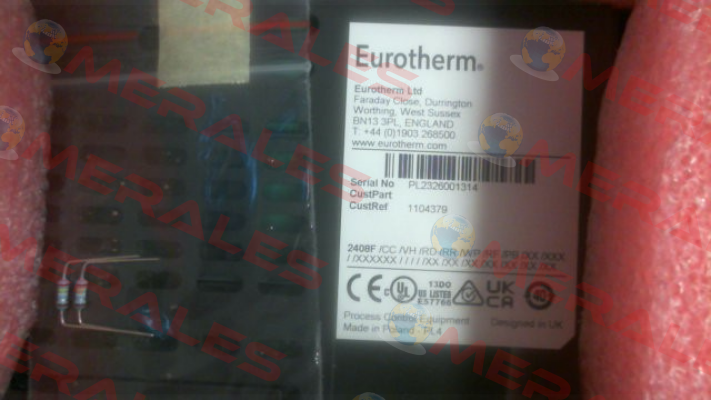 2408F/CC/VH/RD/RR/WP/RF/PB Eurotherm