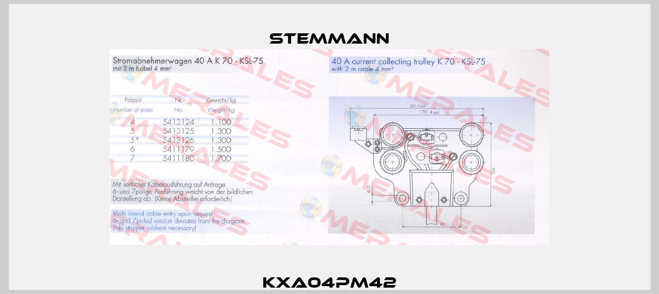 KXA04PM42 Stemmann
