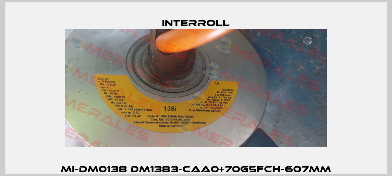MI-DM0138 DM1383-CAA0+70G5FCH-607mm Interroll