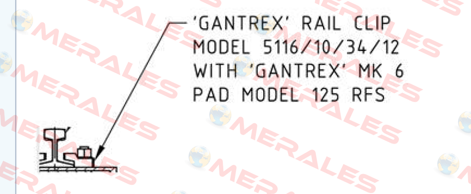 GANTREX RailLok BG10/BN fvz Gantrex