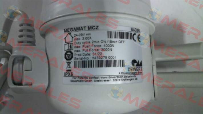 Megamat MCZ 64395 DEWERT