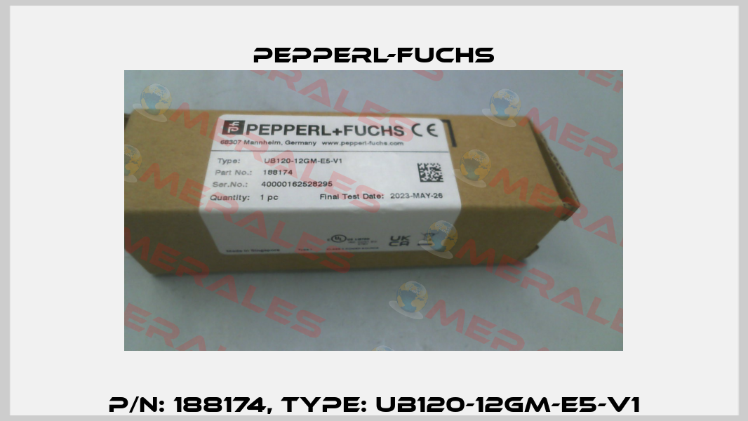 p/n: 188174, Type: UB120-12GM-E5-V1 Pepperl-Fuchs