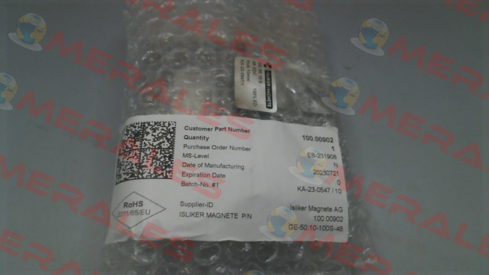 GE-50.10-100S-48 ISLIKER MAGNETE