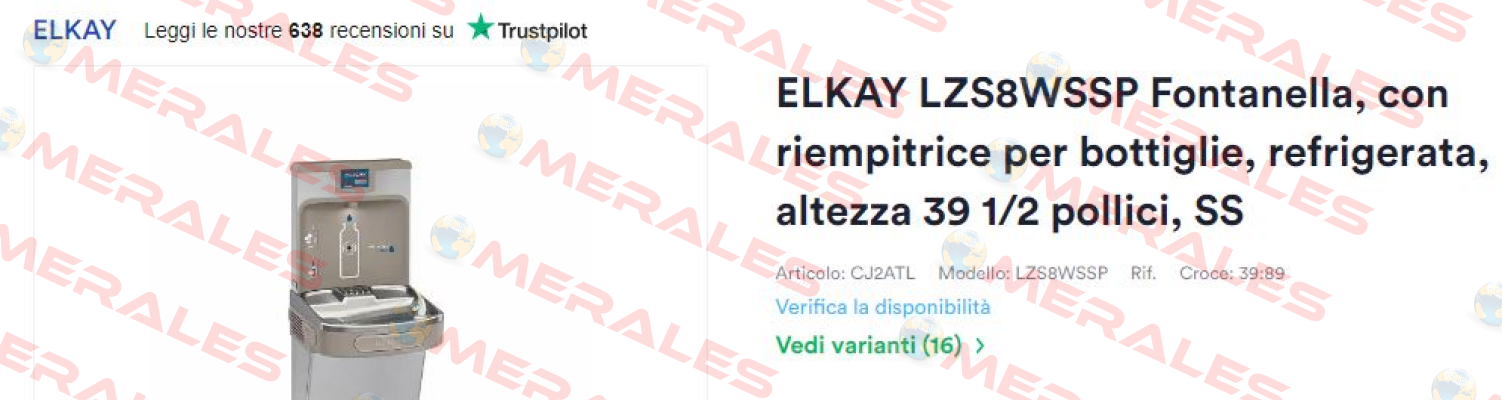 EL-LZS8WSSP Elkay