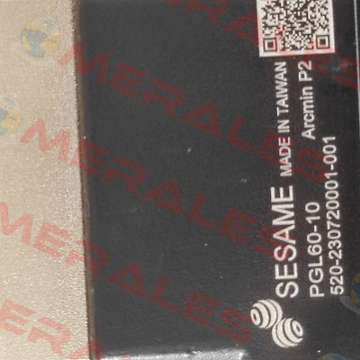 PGL 60 - 10 Sesame Motor