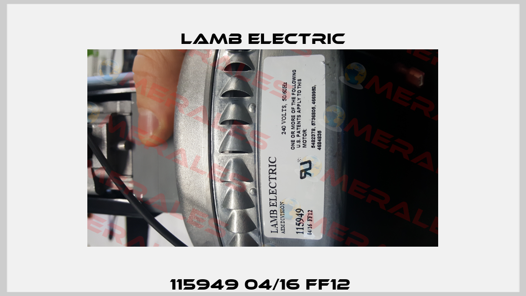 115949 04/16 FF12  Lamb Electric