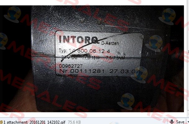 KBK 14.800.06.12.4  Intorq
