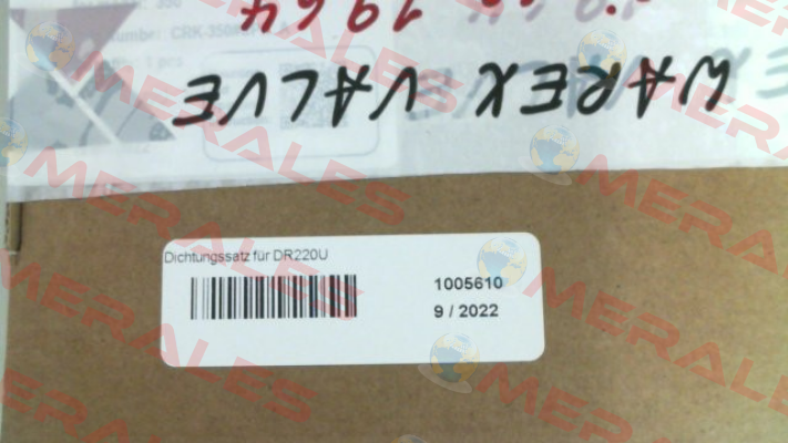 1005610 / Seal and wear parts set Warex