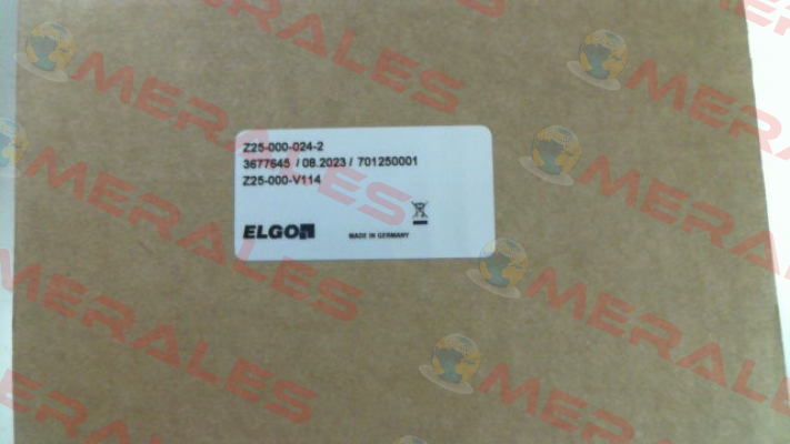 Z25 - 000 - 024 - 2 Elgo