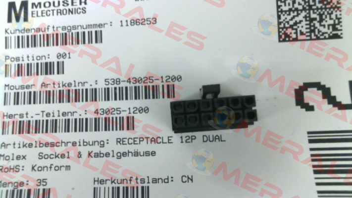 43025-1200 Molex