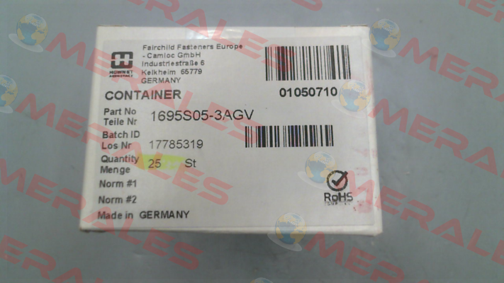 1695 S 05-3 AGV Fairchild