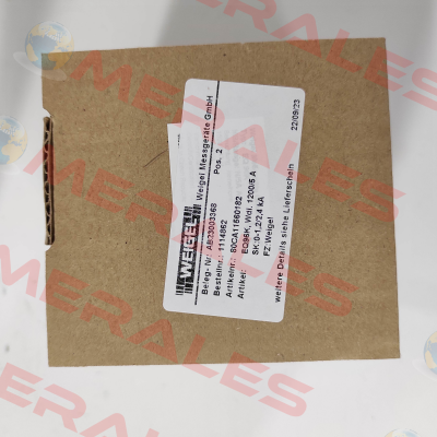 80CA11560182 Weigel