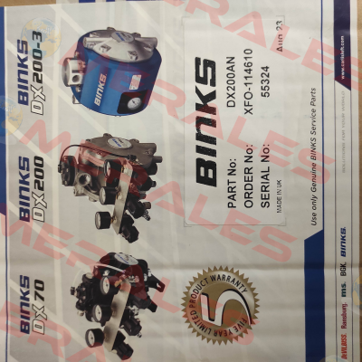DX200AN Binks