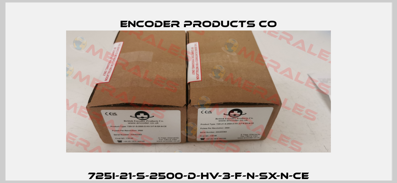 725I-21-S-2500-D-HV-3-F-N-SX-N-CE Encoder Products Co