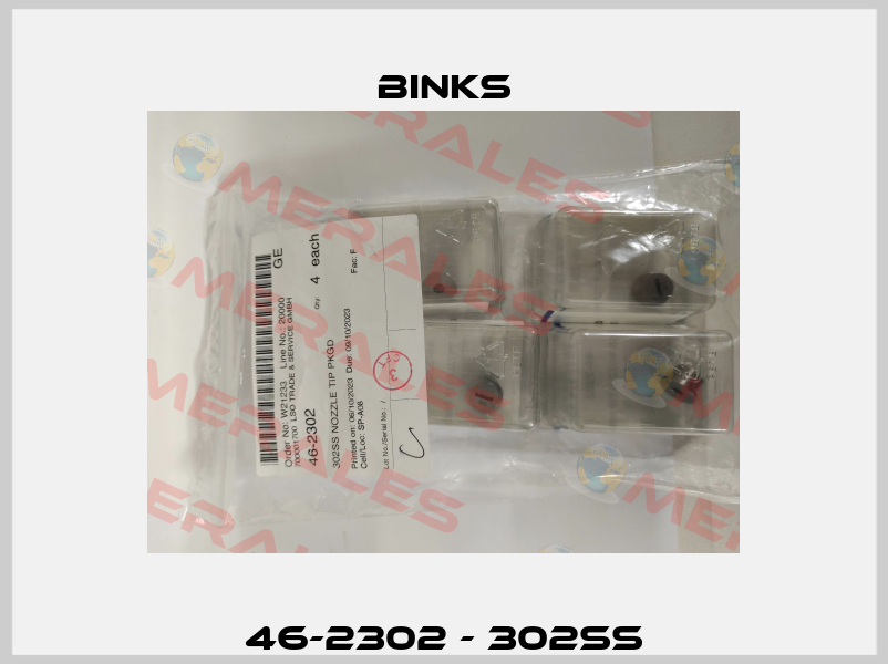 46-2302 - 302SS Binks