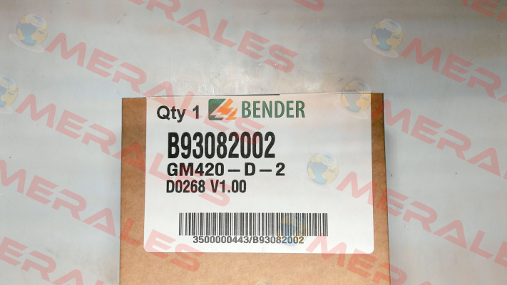 Nr. B93082002, Type: GM420-D-2 Bender