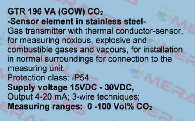 GTR 196 VA (GOW) CO2     Ados