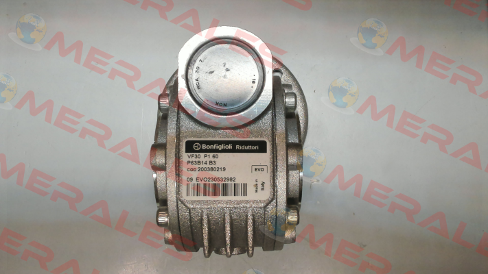 VF 30 P1 60 P63 B14 B3 Hw=14mm i=60 Bonfiglioli
