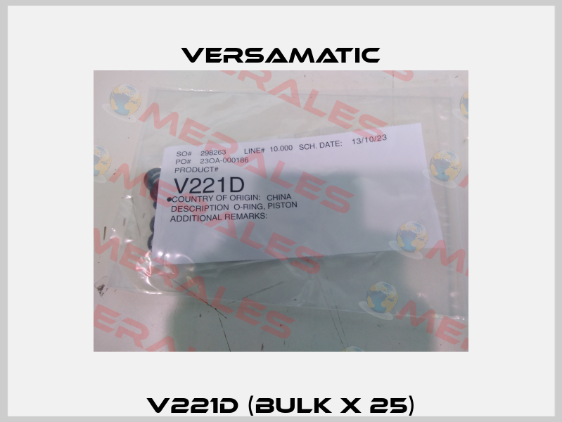 V221D (bulk x 25) VersaMatic