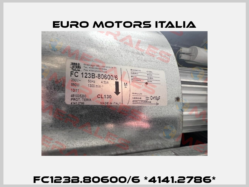 FC123B.80600/6 *4141.2786* Euro Motors Italia
