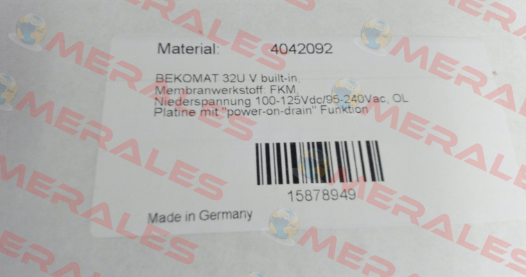 BEKOMAT 32U V built-in,  4042092 Beko