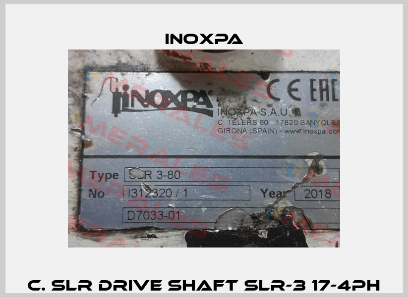 C. SLR DRIVE SHAFT SLR-3 17-4PH Inoxpa