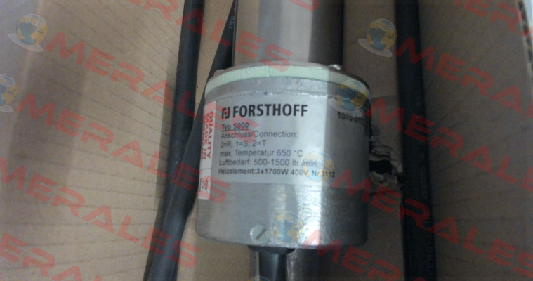 P/N: 1070-3112, Type: 5000 Forsthoff